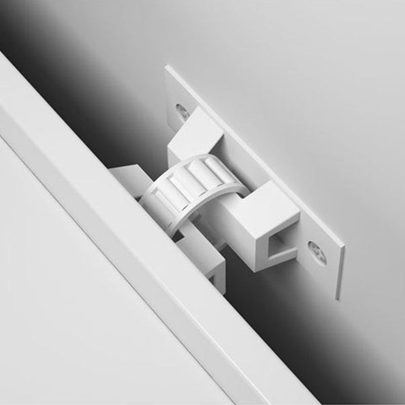 Modern Style Bookcase Closed Back Bookshelf with Glass Door for Home Office