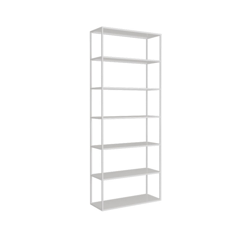 Open Back Modern Style Bookcase Metal Bookshelf for Home Office