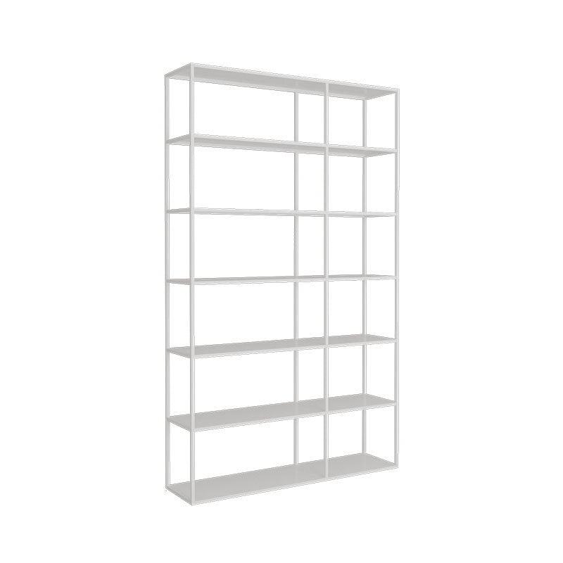 Open Back Modern Style Bookcase Metal Bookshelf for Home Office