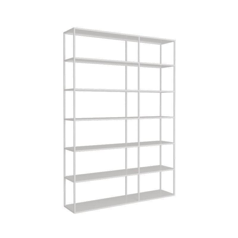 Open Back Modern Style Bookcase Metal Bookshelf for Home Office