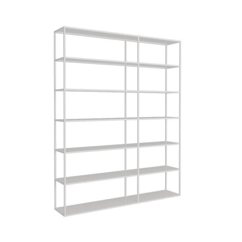 Open Back Modern Style Bookcase Metal Bookshelf for Home Office