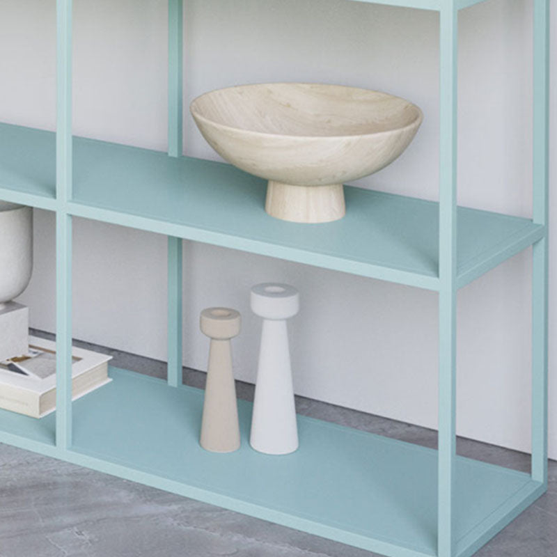 Open Back Modern Style Bookcase Metal Bookshelf for Home Office