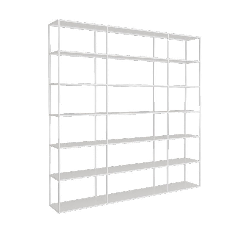 Open Back Modern Style Bookcase Metal Bookshelf for Home Office