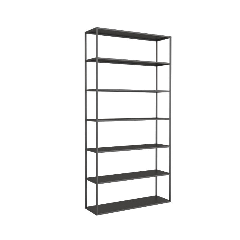 Open Back Modern Style Bookcase Metal Bookshelf for Home Office