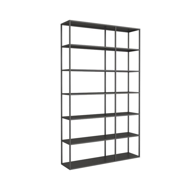 Open Back Modern Style Bookcase Metal Bookshelf for Home Office