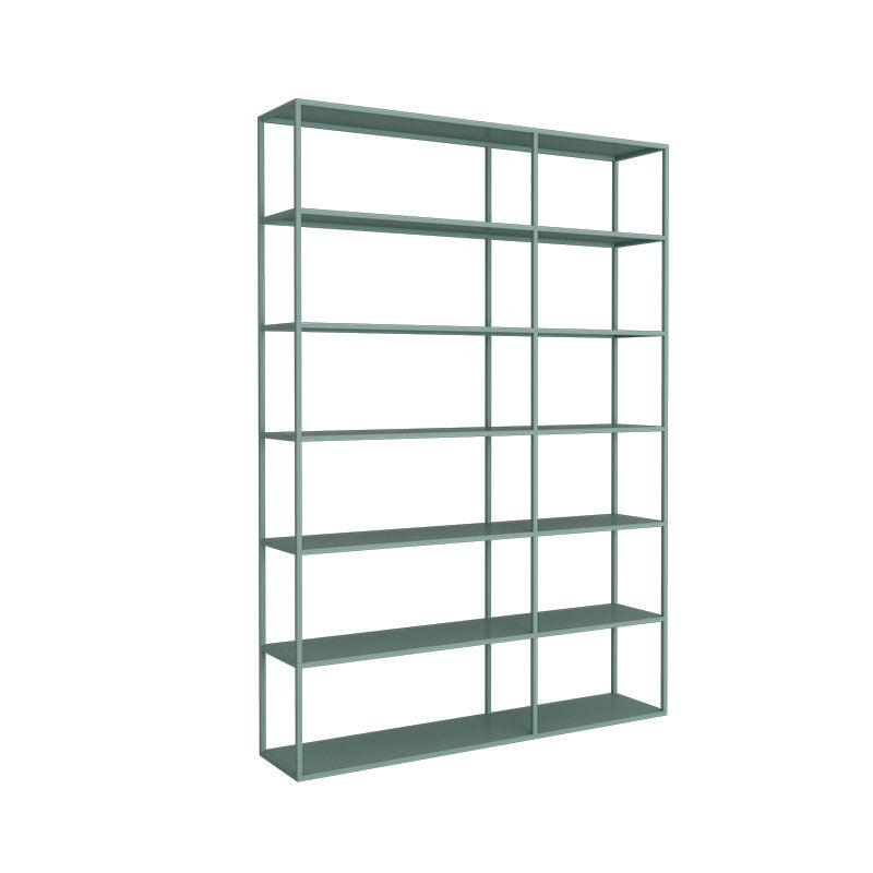 Open Back Modern Style Bookcase Metal Bookshelf for Home Office