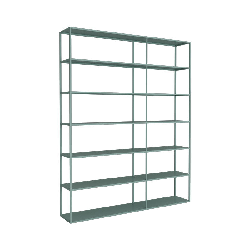 Open Back Modern Style Bookcase Metal Bookshelf for Home Office