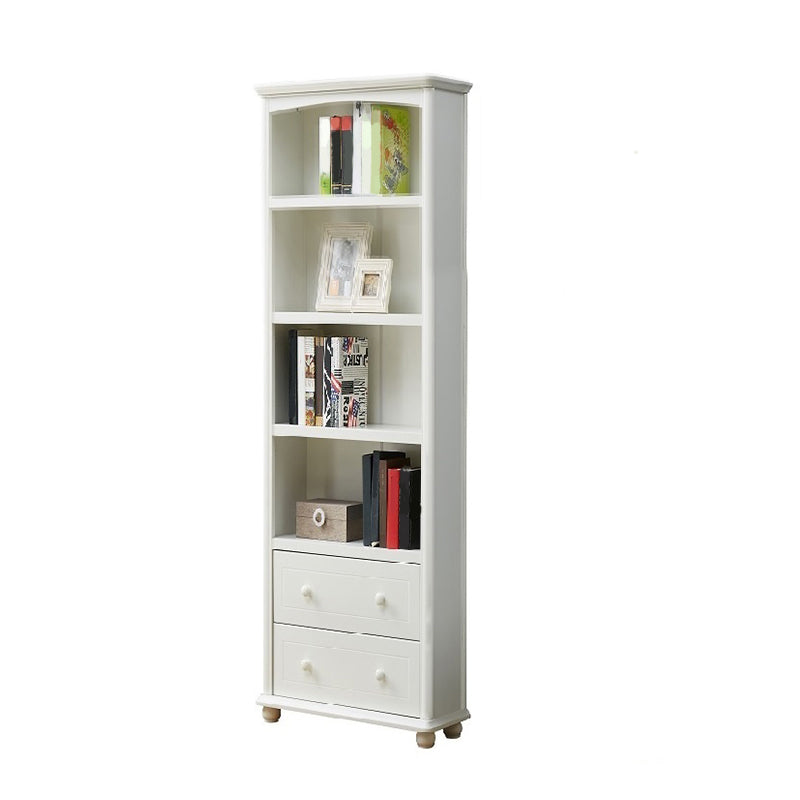 Modern Style Bookcase Engineer Wood Closed Back Bookshelf for Home Office