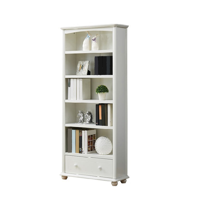 Modern Style Bookcase Engineer Wood Closed Back Bookshelf for Home Office