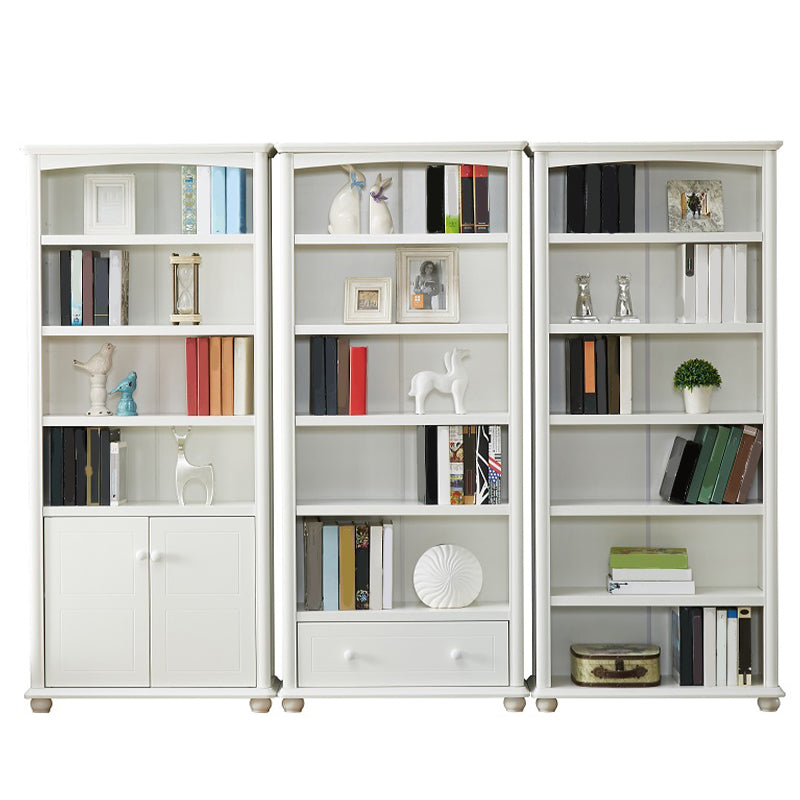 Modern Style Bookcase Engineer Wood Closed Back Bookshelf for Home Office
