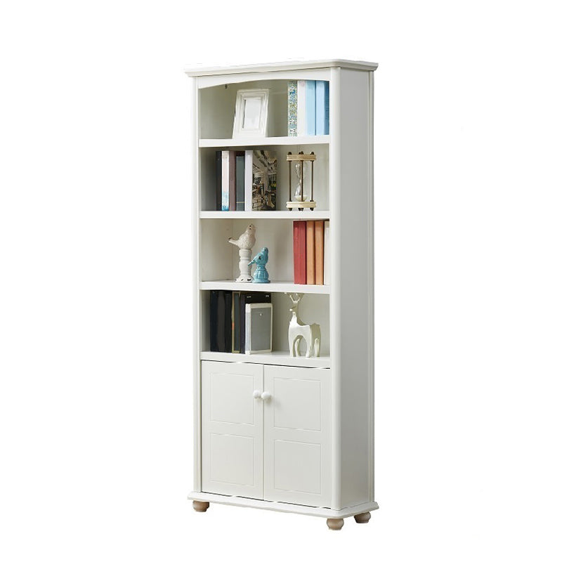Modern Style Bookcase Engineer Wood Closed Back Bookshelf for Home Office