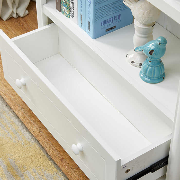 Modern Style Bookcase Engineer Wood Closed Back Bookshelf for Home Office