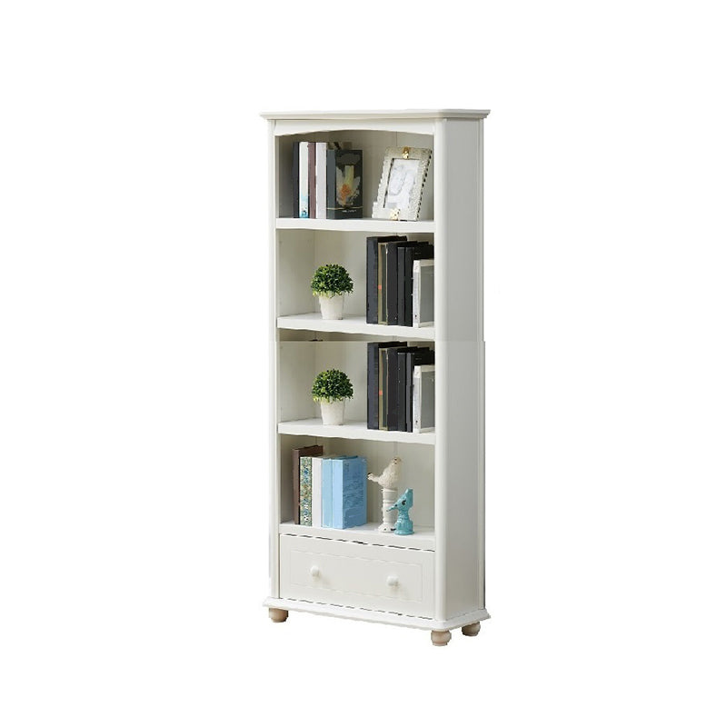 Modern Style Bookcase Engineer Wood Closed Back Bookshelf for Home Office