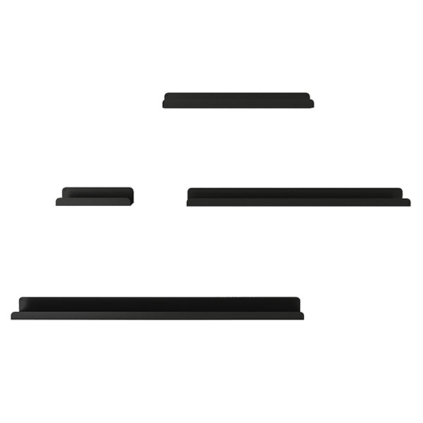 Industrial Shelf Bookcase Closed Back Bookcase for Home Office