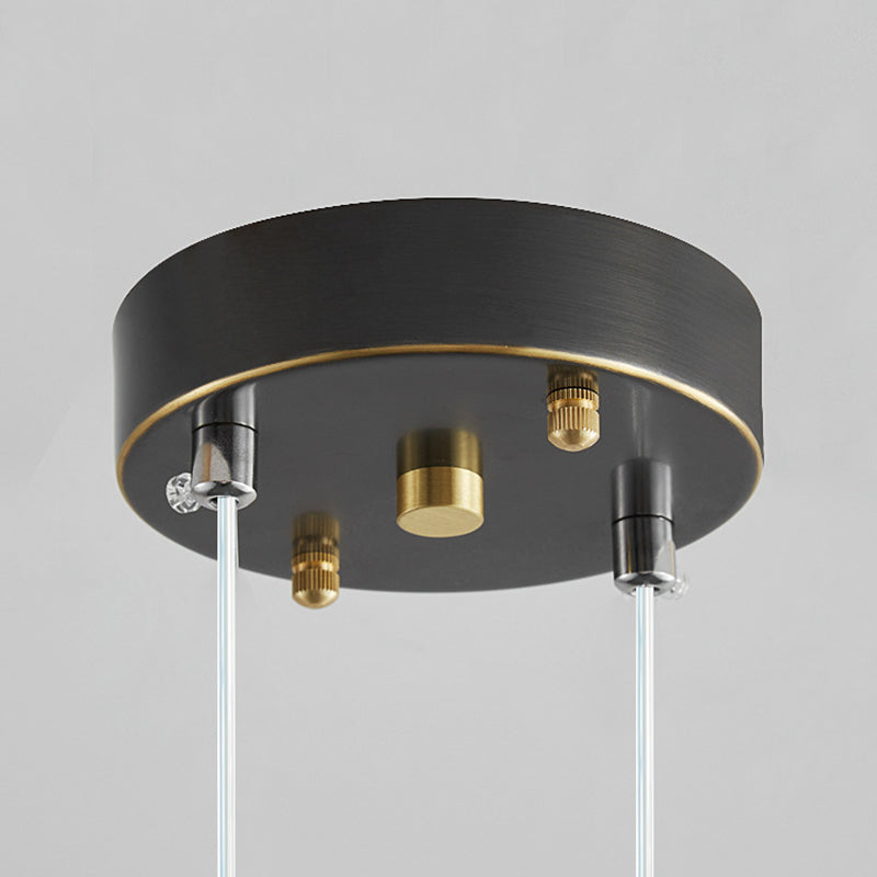 Linear Shape Island Pendants Contemporary Style Metal Pendant Lighting Fixtures