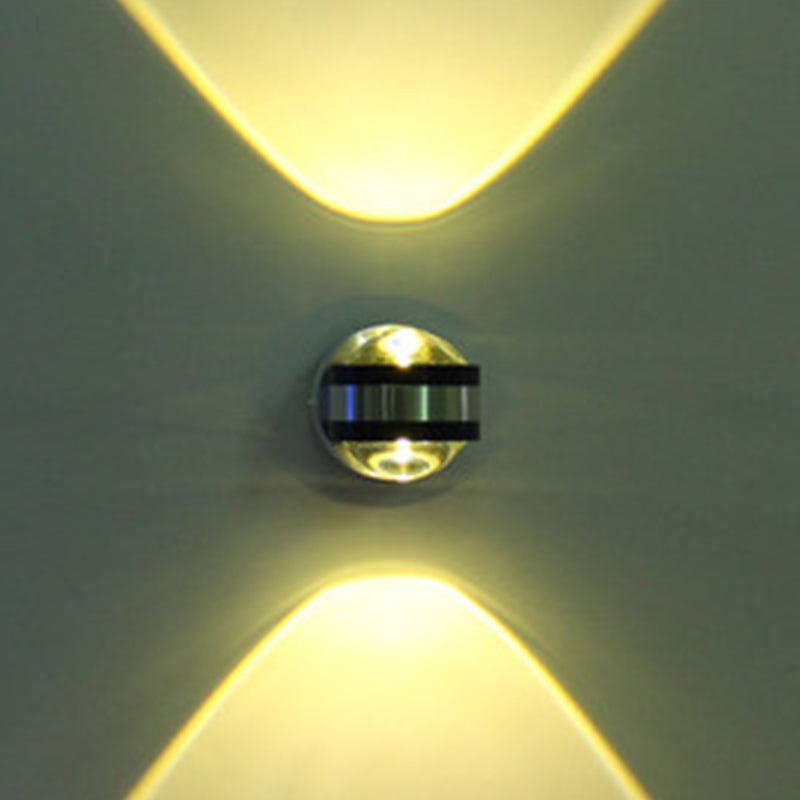 Contemporary Style Geometric Wall Lighting Metal 2 Lights Wall Sconces