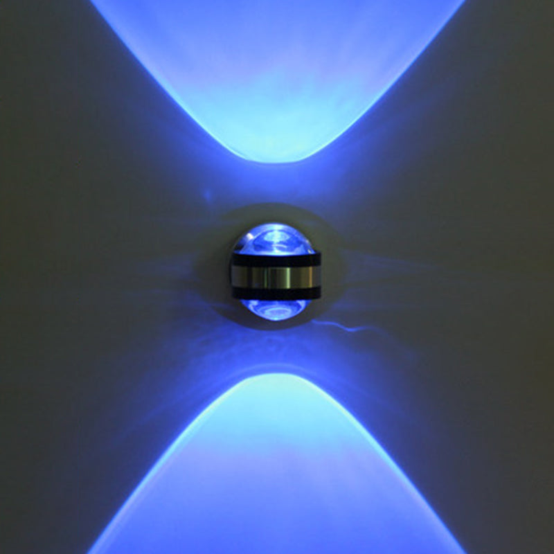 Contemporary Style Geometric Wall Lighting Metal 2 Lights Wall Sconces