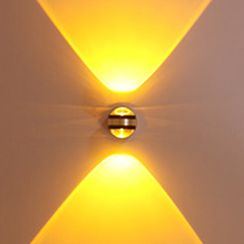 Contemporary Style Geometric Wall Lighting Metal 2 Lights Wall Sconces