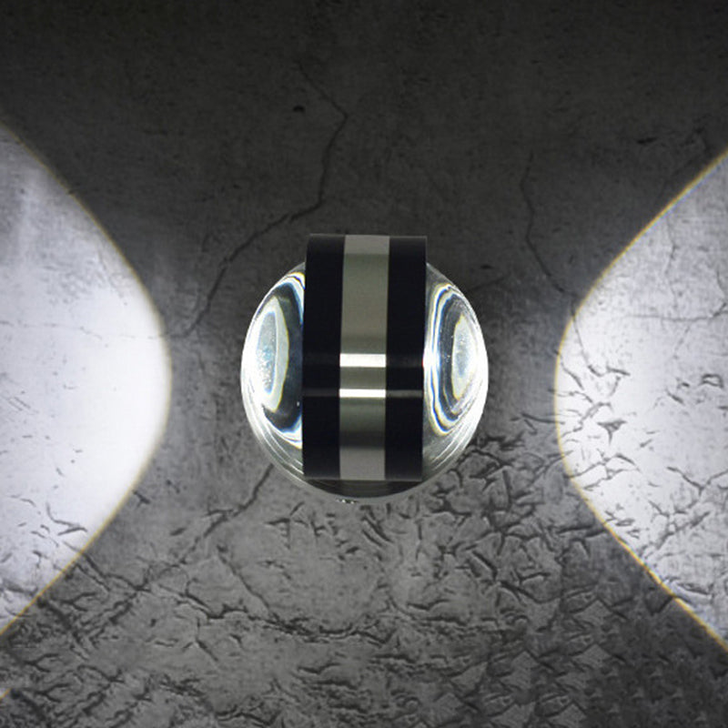 Contemporary Style Geometric Wall Lighting Metal 2 Lights Wall Sconces