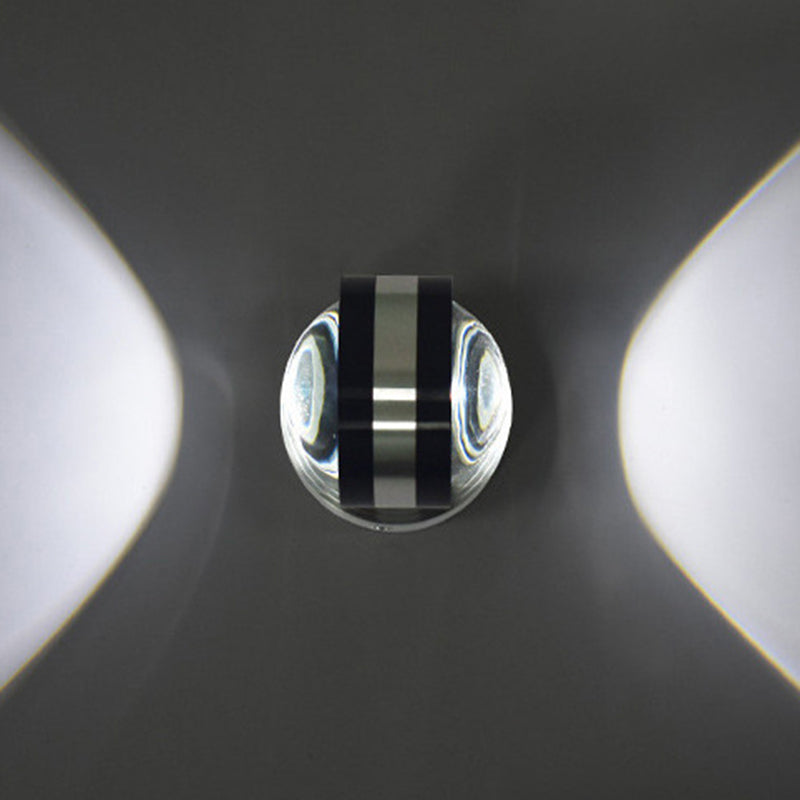 Contemporary Style Geometric Wall Lighting Metal 2 Lights Wall Sconces