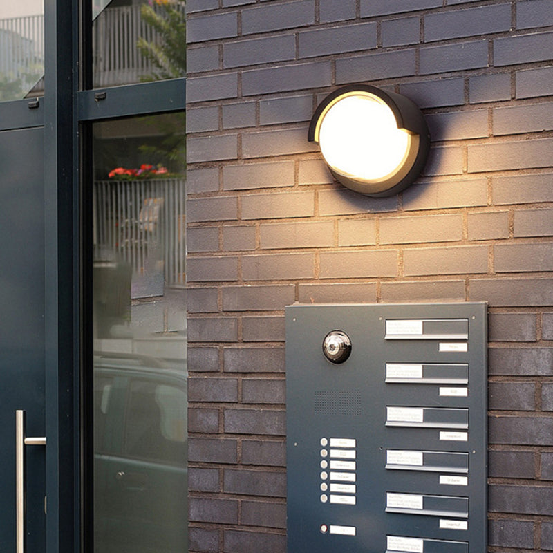 Contemporary Style Geometric Wall Mounted Lamps Metal 1 Light Wall Light Sconce