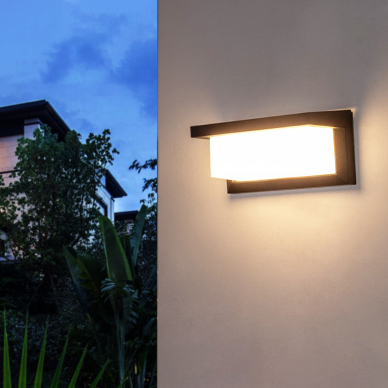 Contemporary Style Geometric Wall Mounted Lamps Metal 1 Light Wall Light Sconce