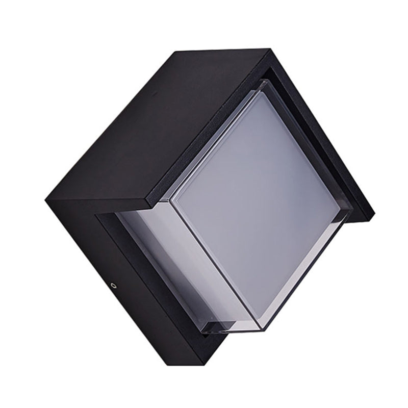 Contemporary Style Geometric Wall Mounted Lamps Metal 1 Light Wall Light Sconce