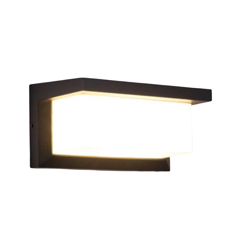 Contemporary Style Geometric Wall Mounted Lamps Metal 1 Light Wall Light Sconce