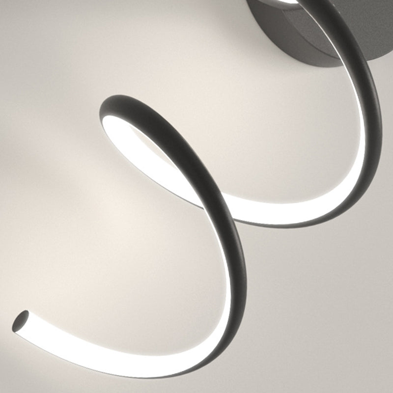 Linear Shape Metal Wall Lighting Idea Modern Style 1 Light Wall Light Fixture