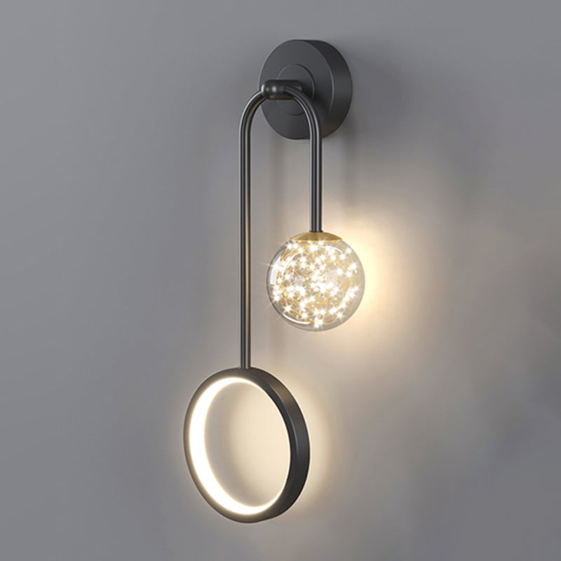 Geometry Shape Metal Wall Lighting Ideas Modern Style Wall Light Fixtures