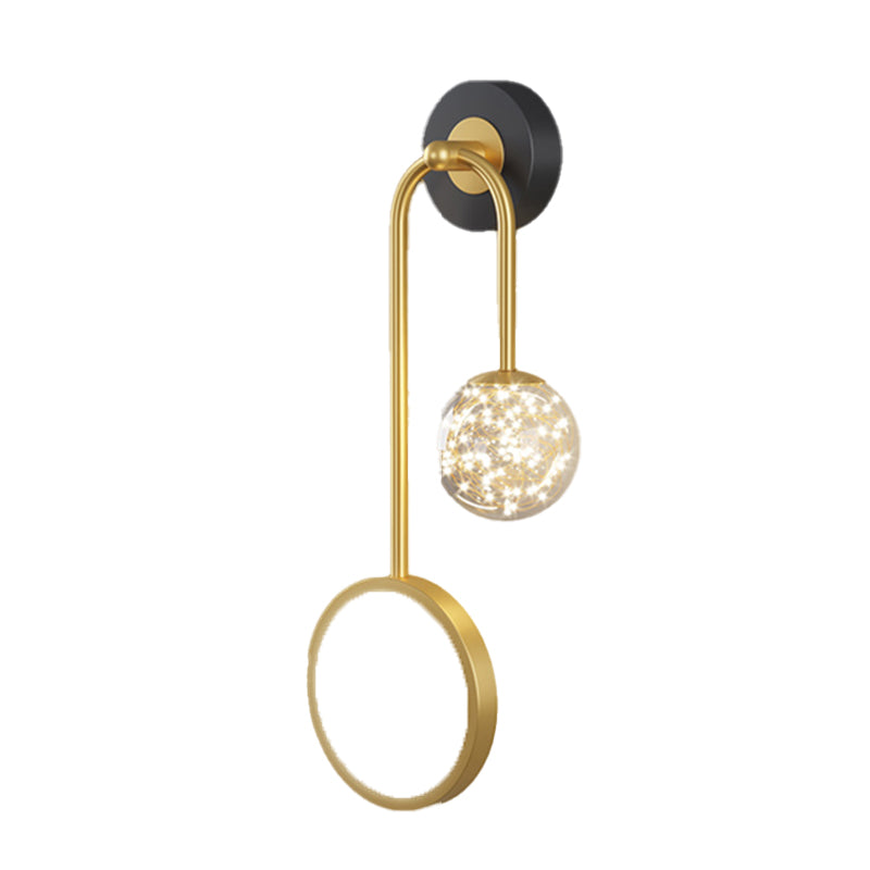 Geometry Shape Metal Wall Lighting Ideas Modern Style Wall Light Fixtures