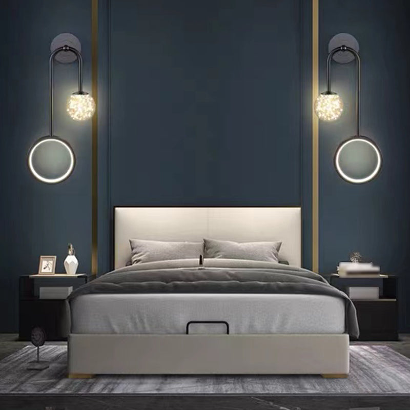 Geometry Shape Metal Wall Lighting Ideas Modern Style Wall Light Fixtures