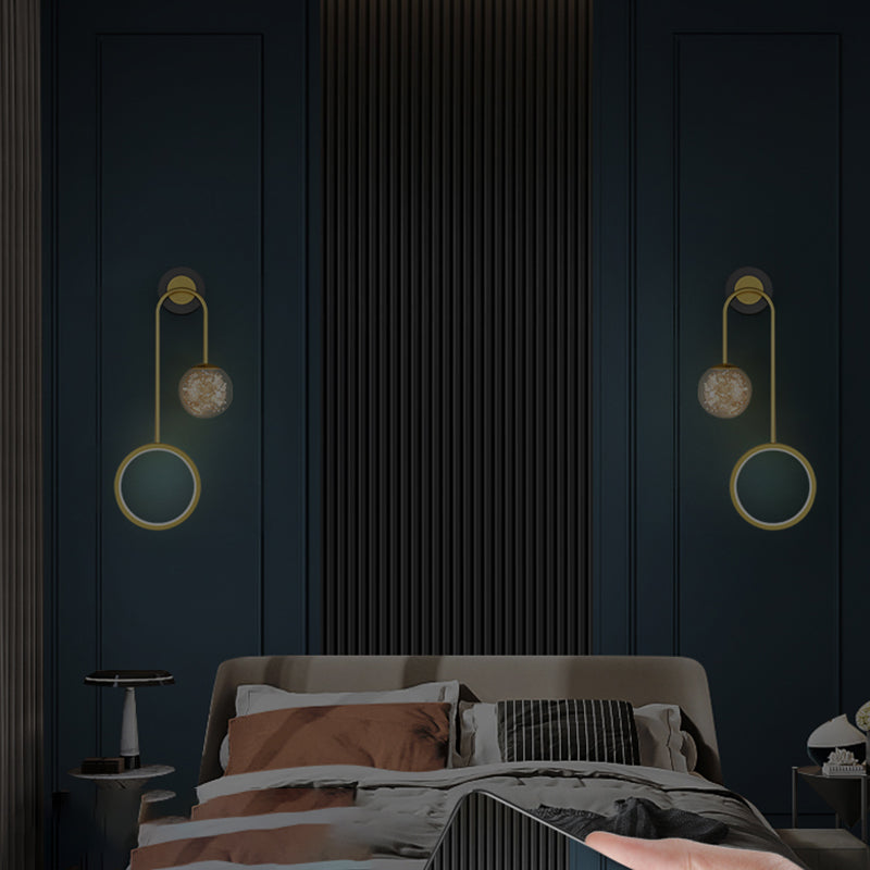 Geometry Shape Metal Wall Lighting Ideas Modern Style Wall Light Fixtures