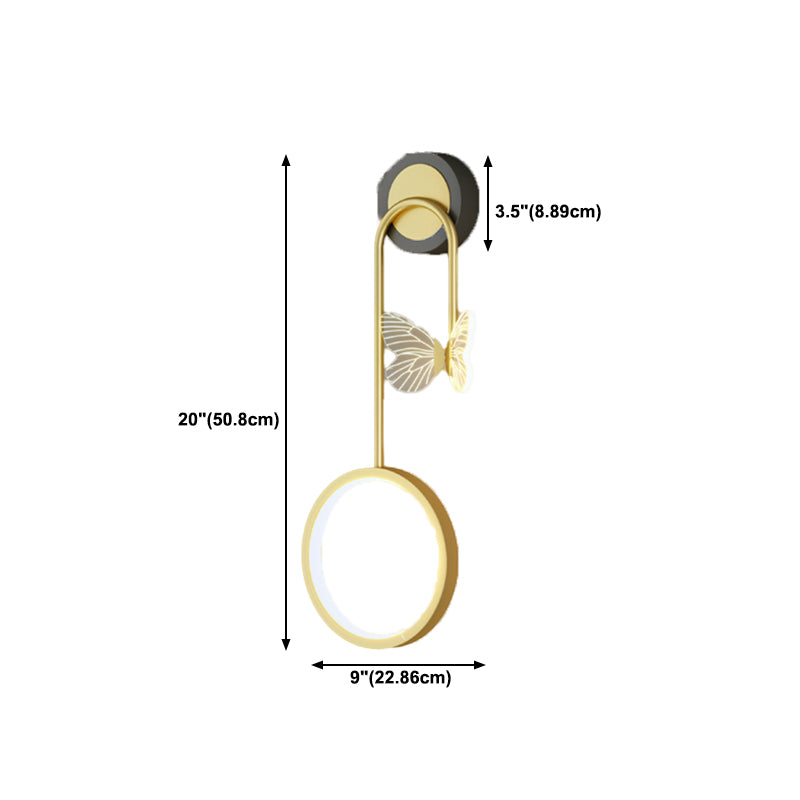 Geometry Shape Metal Wall Lighting Ideas Modern Style Wall Light Fixtures