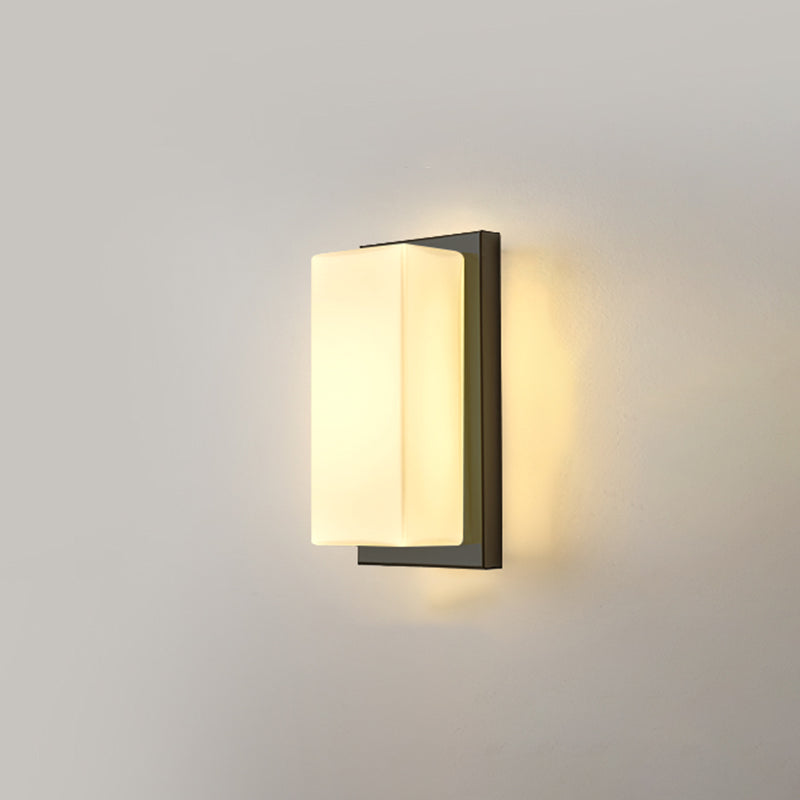 Contemporary Style Wall Mount Lamp Glass Wall Sconce for Bedroom