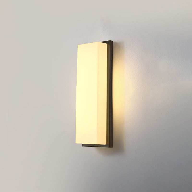 Contemporary Style Wall Mount Lamp Glass Wall Sconce for Bedroom