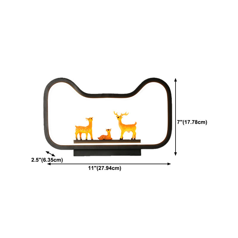 Geometry Shape Metal Wall Lighting Idea Kids Style 1 Light Wall Light Fixture