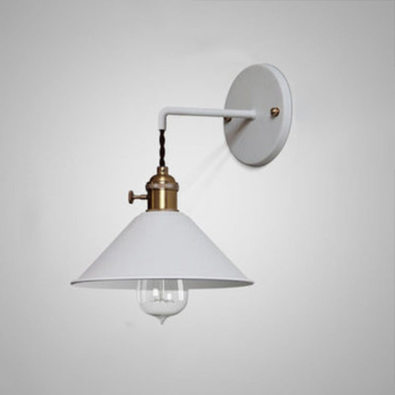 Modern Macaron Sconce Lighting Metal Geometric Wall Lamp for Bedroom