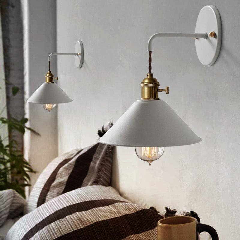 Modern Macaron Sconce Lighting Metal Geometric Wall Lamp for Bedroom