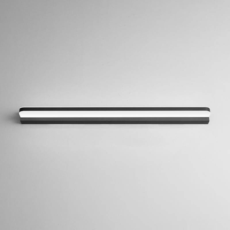 Contemporary Style Rectangular Vanity Lighting Ideas Metal 1 Light Vanity Sconce