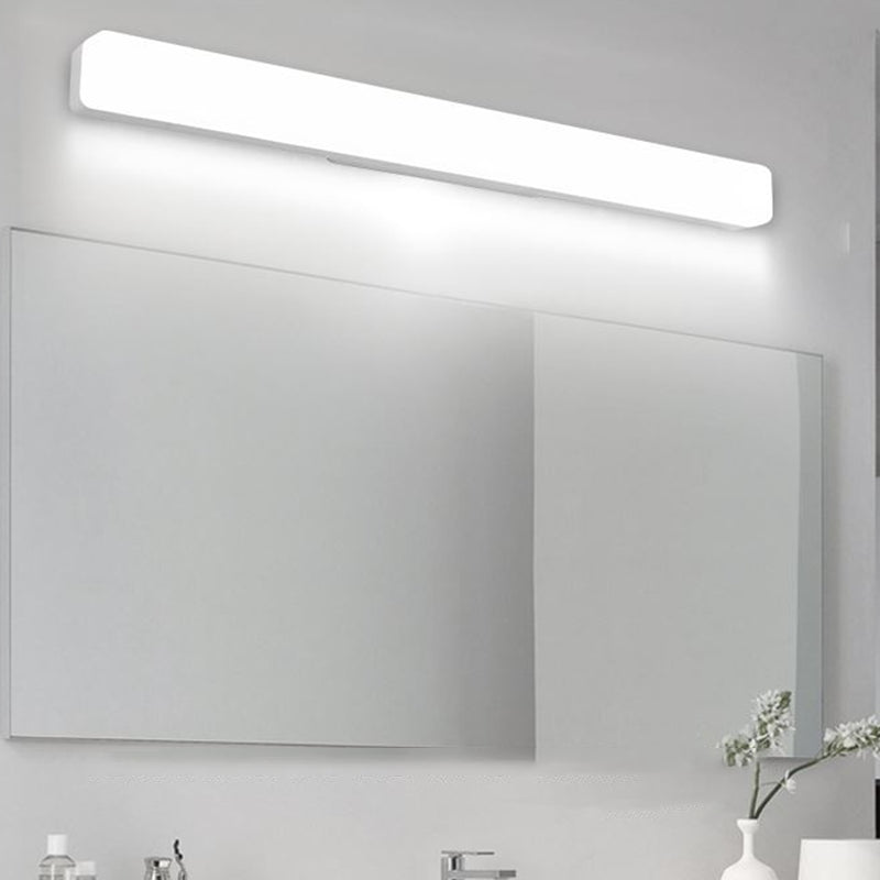 Contemporary Style Thin Sconce Lights Metal 1 Light Vanity Sconce