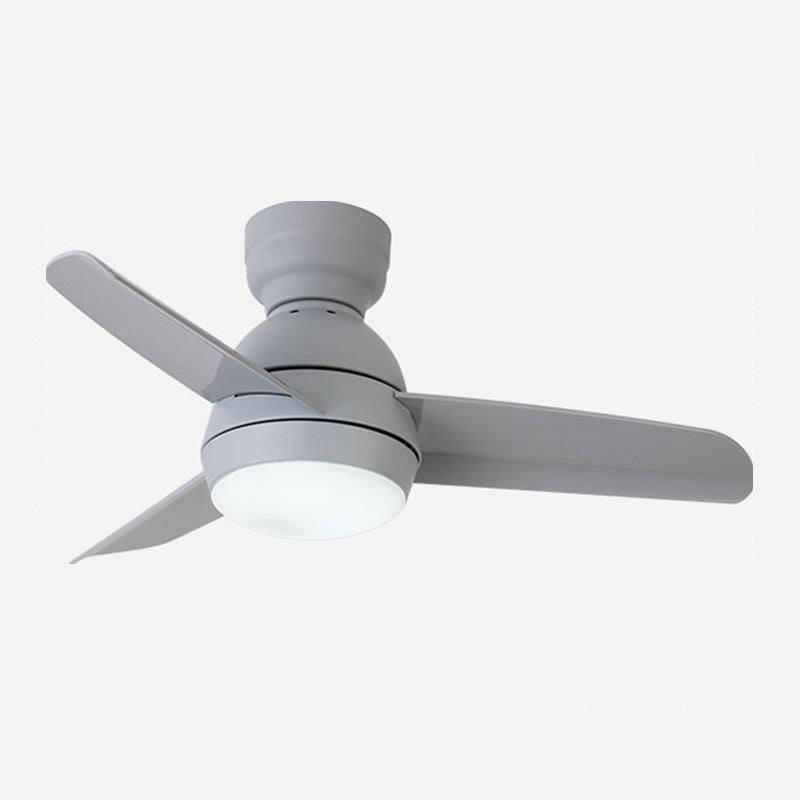 Metal Ceiling Fan Lighting Modern Style 1 Light Ceiling Fan Light for Living Room