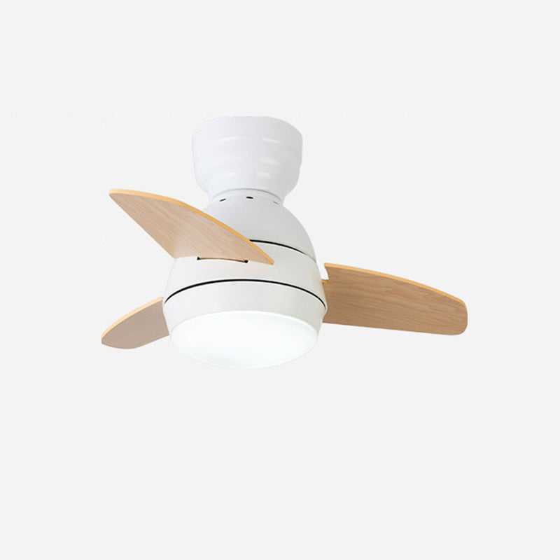 Metal Ceiling Fan Lighting Modern Style 1 Light Ceiling Fan Light for Living Room