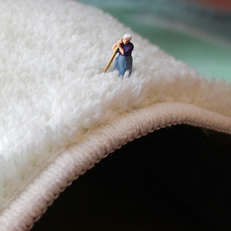 Modern Carpet Polyester Geometric Print Area Rug Stain Resistant Rug for Living Room