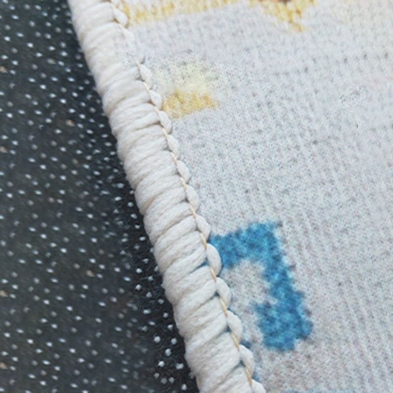 Modern Carpet Polyester Geometric Print Area Rug Stain Resistant Rug for Living Room