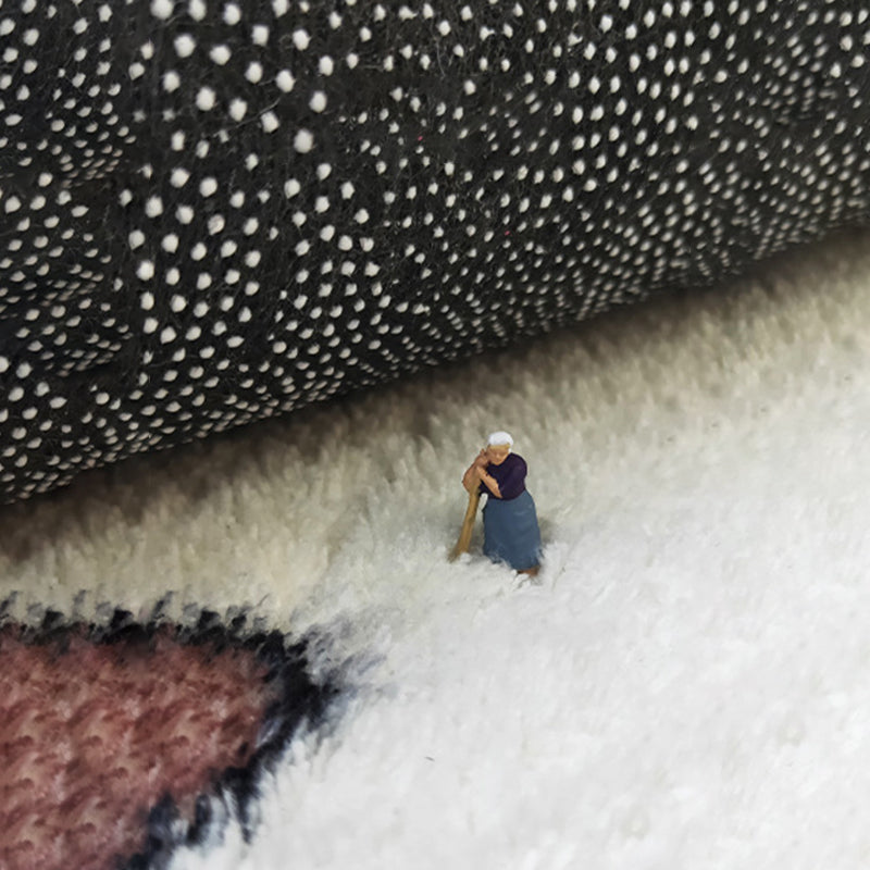 Modern Carpet Polyester Geometric Print Area Rug Stain Resistant Rug for Living Room