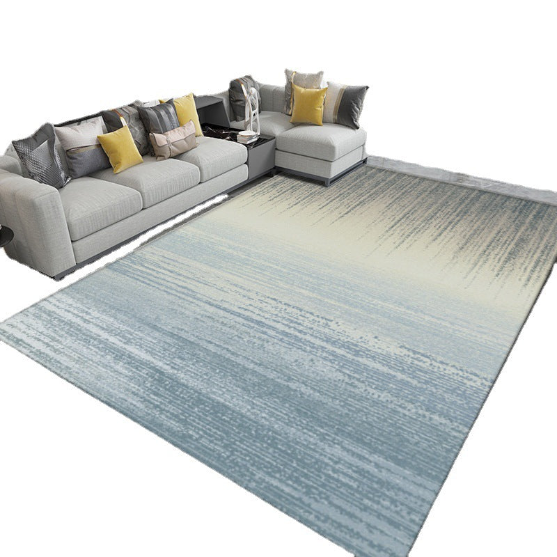 Apricot Geometric Indoor Rug Polyester Modern Rug Washable Rug for Sitting Room