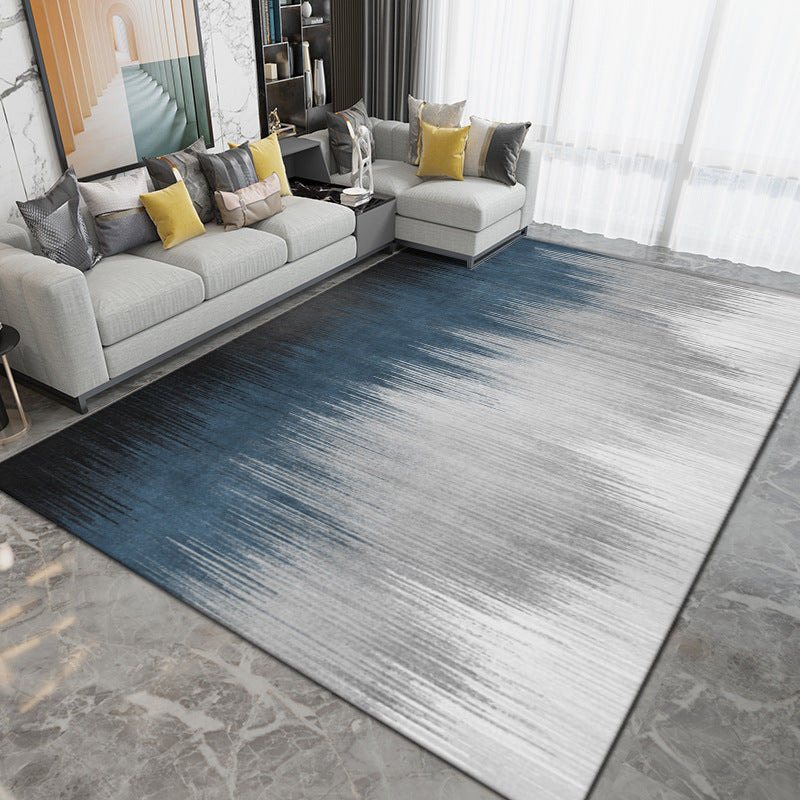 Apricot Geometric Indoor Rug Polyester Modern Rug Washable Rug for Sitting Room