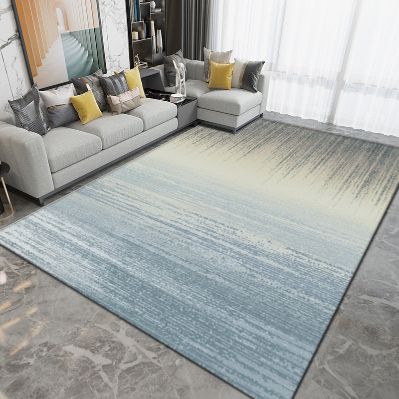 Apricot Geometric Indoor Rug Polyester Modern Rug Washable Rug for Sitting Room