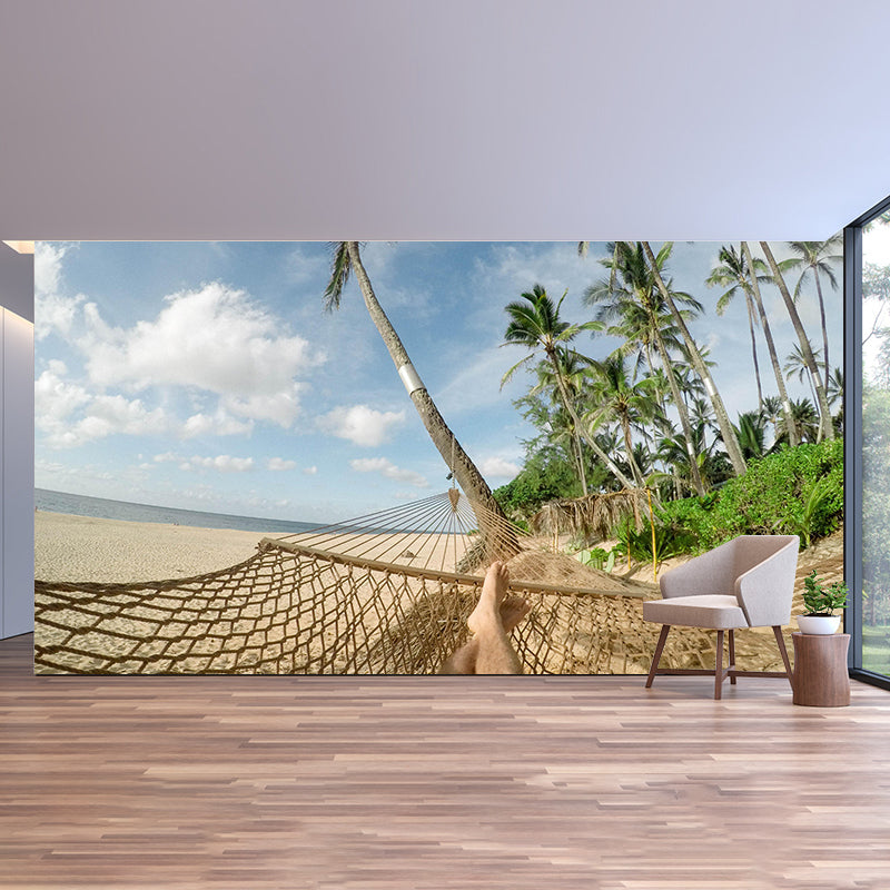 Fashionable Wall Mural Tropical Plant Leaf Print Living Room Wall Mural